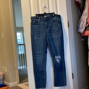 Old Navy the perfect straight ankle jeans size 10